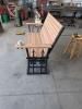 Another side view of the bench